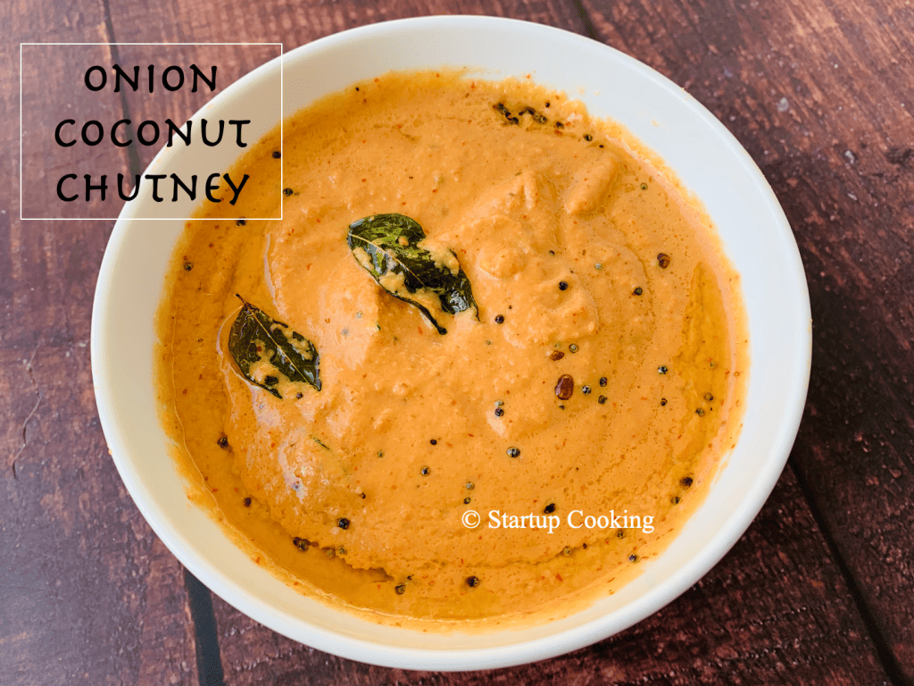 Onion Coconut Chutney Recipe Onion Chutney With Coconut For Idli And Dosa Startup Cooking 2