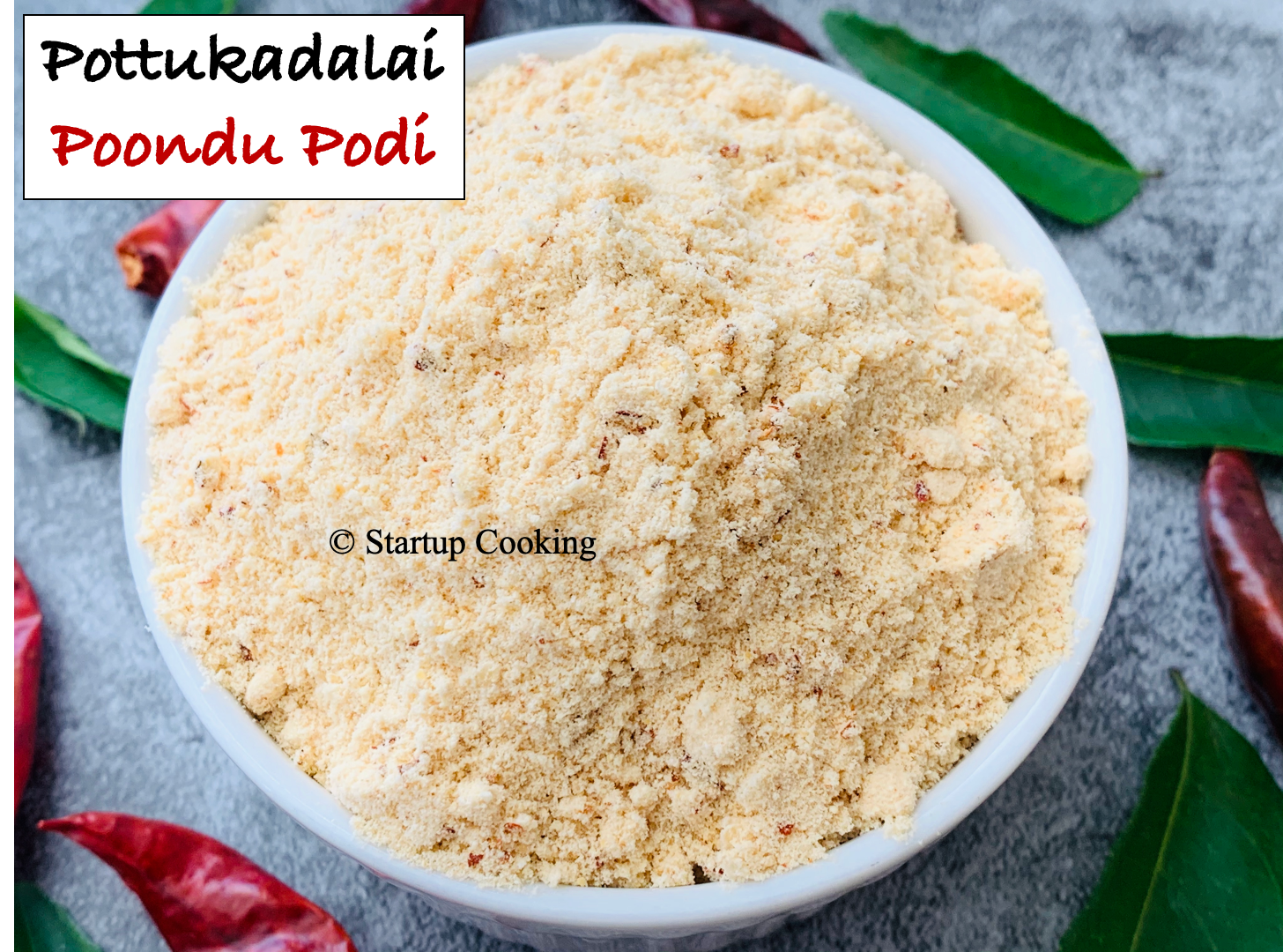 pottukadalai podi