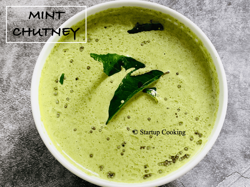 Pudina Chutney Recipe Mint Chutney For Idli Dosa Startup Cooking 2