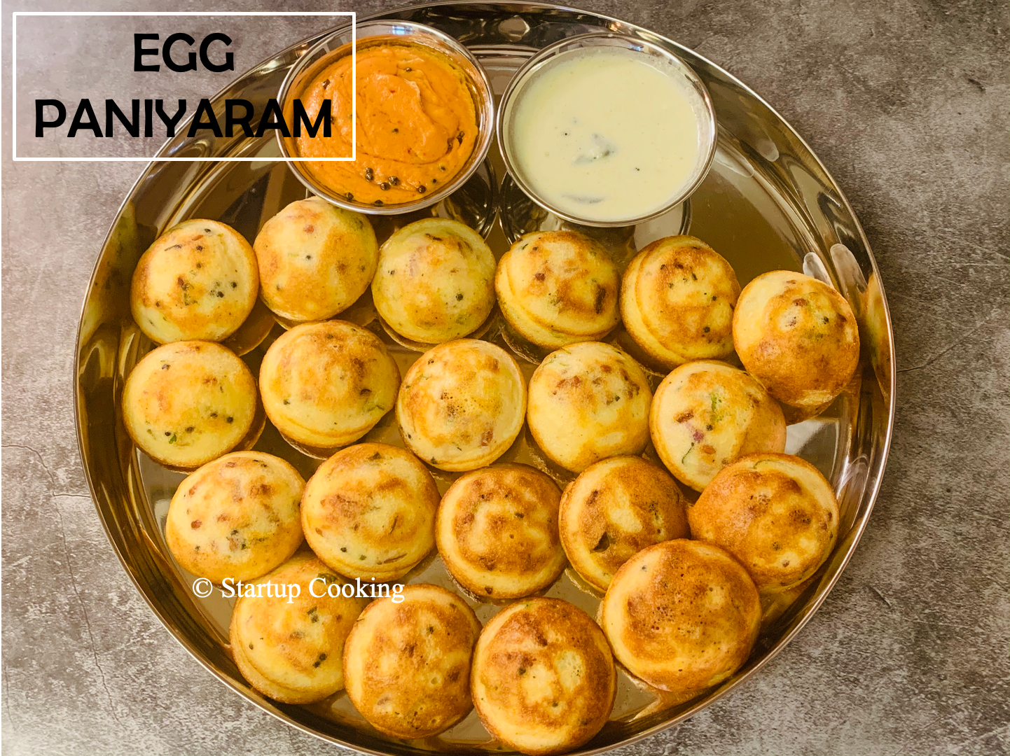 Chettinad Muttai Paniyaram Recipe Egg Paniyaram Recipe Startup Cooking 1