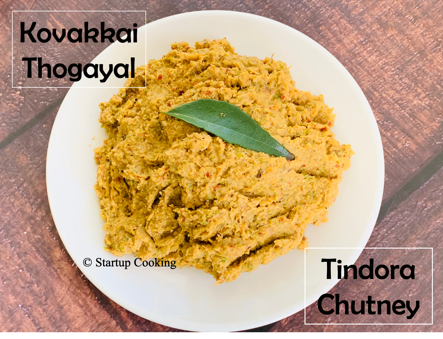 Kovakkai Thogayal Recipe Tindora Chutney Recipe Startup Cooking 1