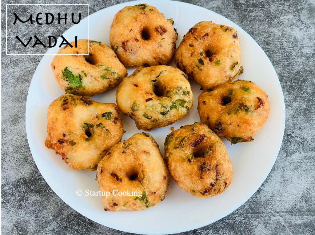 Medhu Vadai Recipe Ulundu Vadai Recipe Startup Cooking 2