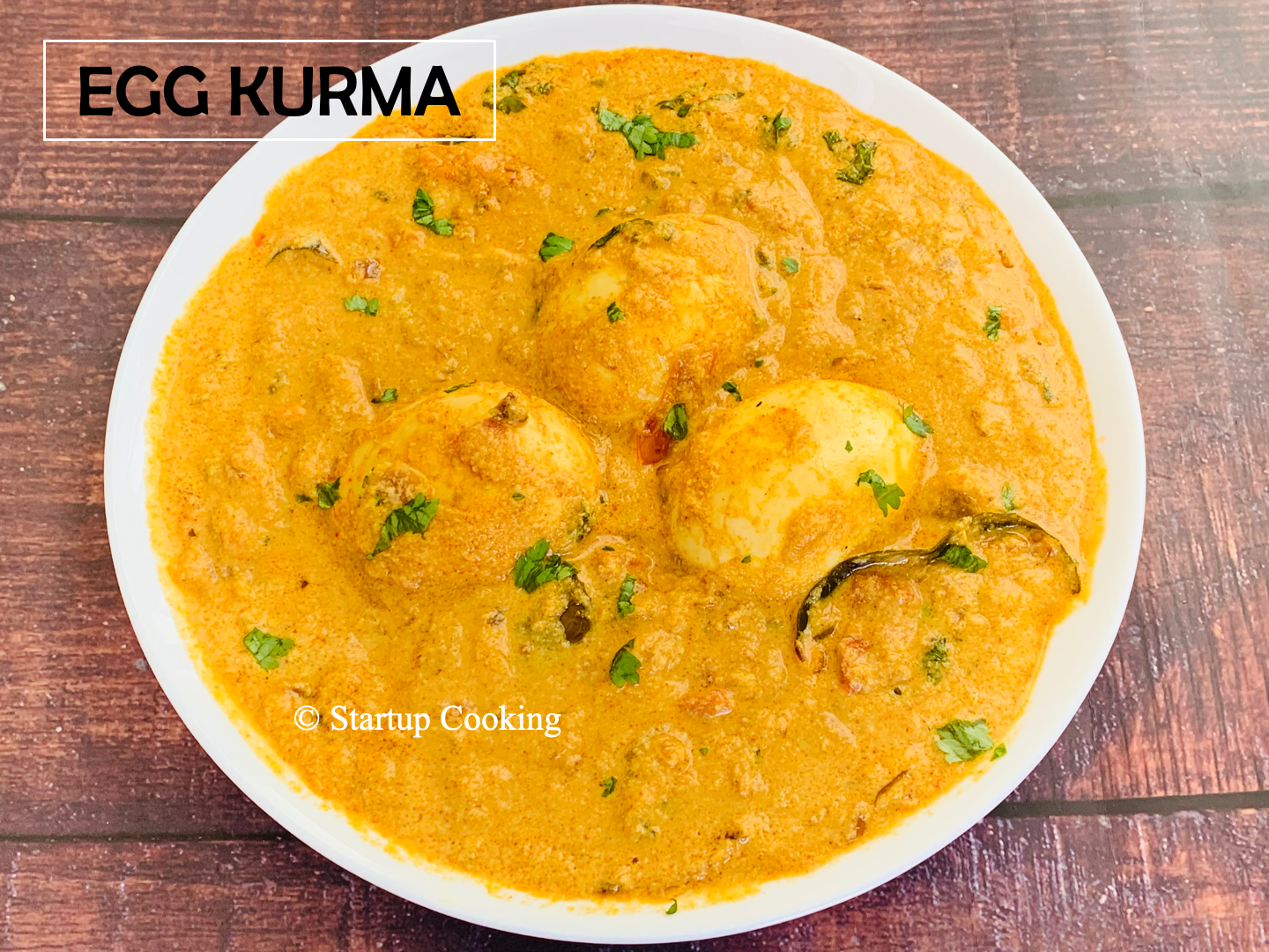 Egg Kurma Recipe Muttai Kurma Recipe Egg Korma Startup Cooking 1