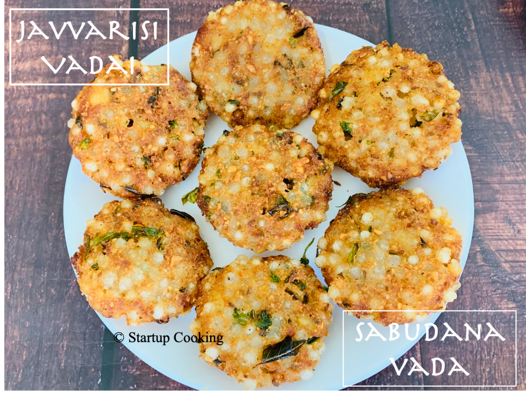 Javvarisi Vadai Recipe Sabudana Vada Recipe Startup Cooking 1