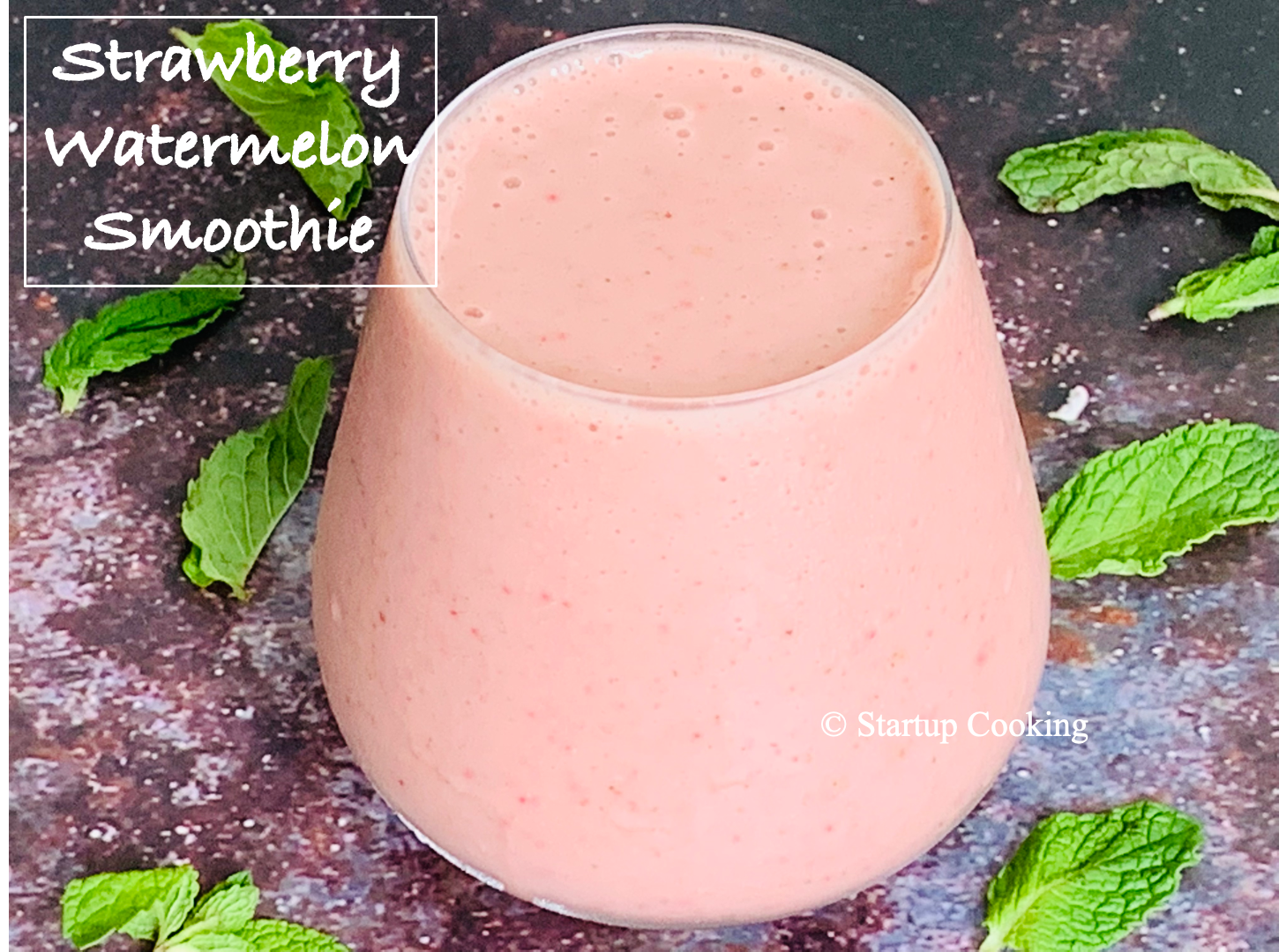 Watermelon Smoothie Recipe How To Make Watermelon Smoothie Startup Cooking 1
