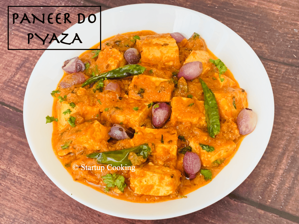 Paneer Do Pyaza Recipe Step By Step Startup Cooking 1