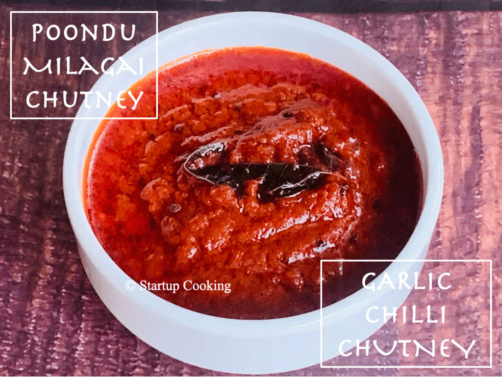 Poondu Milagai Chutney Recipe How To Garlic Chilli Chutney Startup Cooking 1