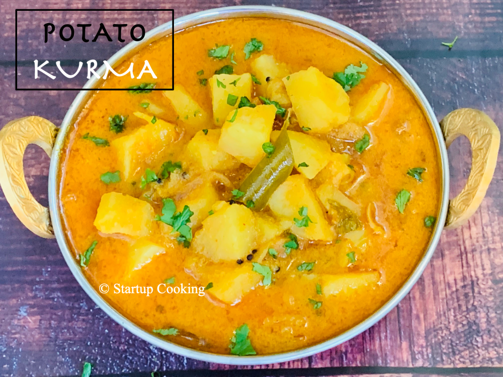 Potato Kurma Recipe How To Make Potato Kurma Startup Cooking 1