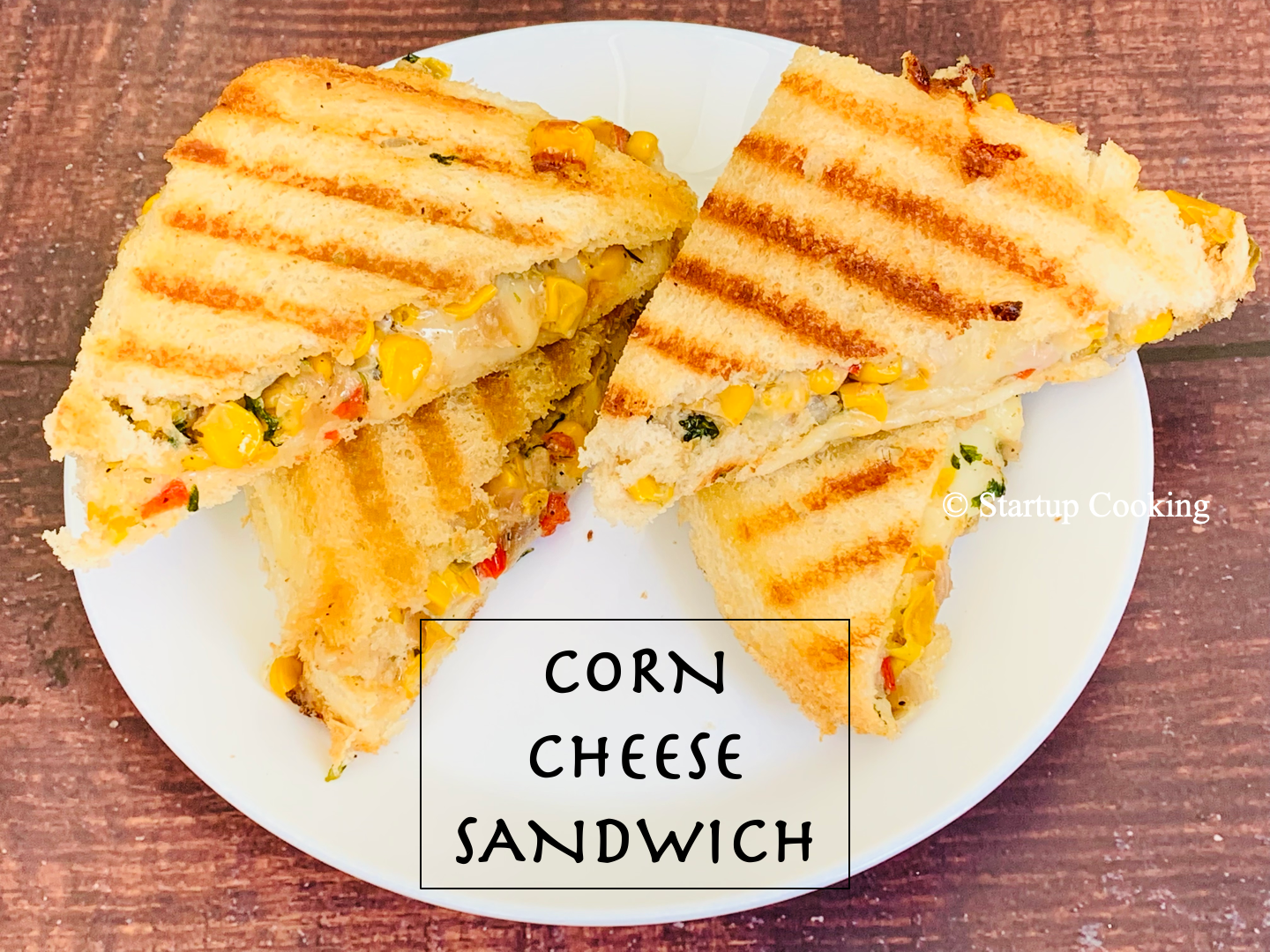 Corn Cheese Sandwich Recipe Startup Cooking 1