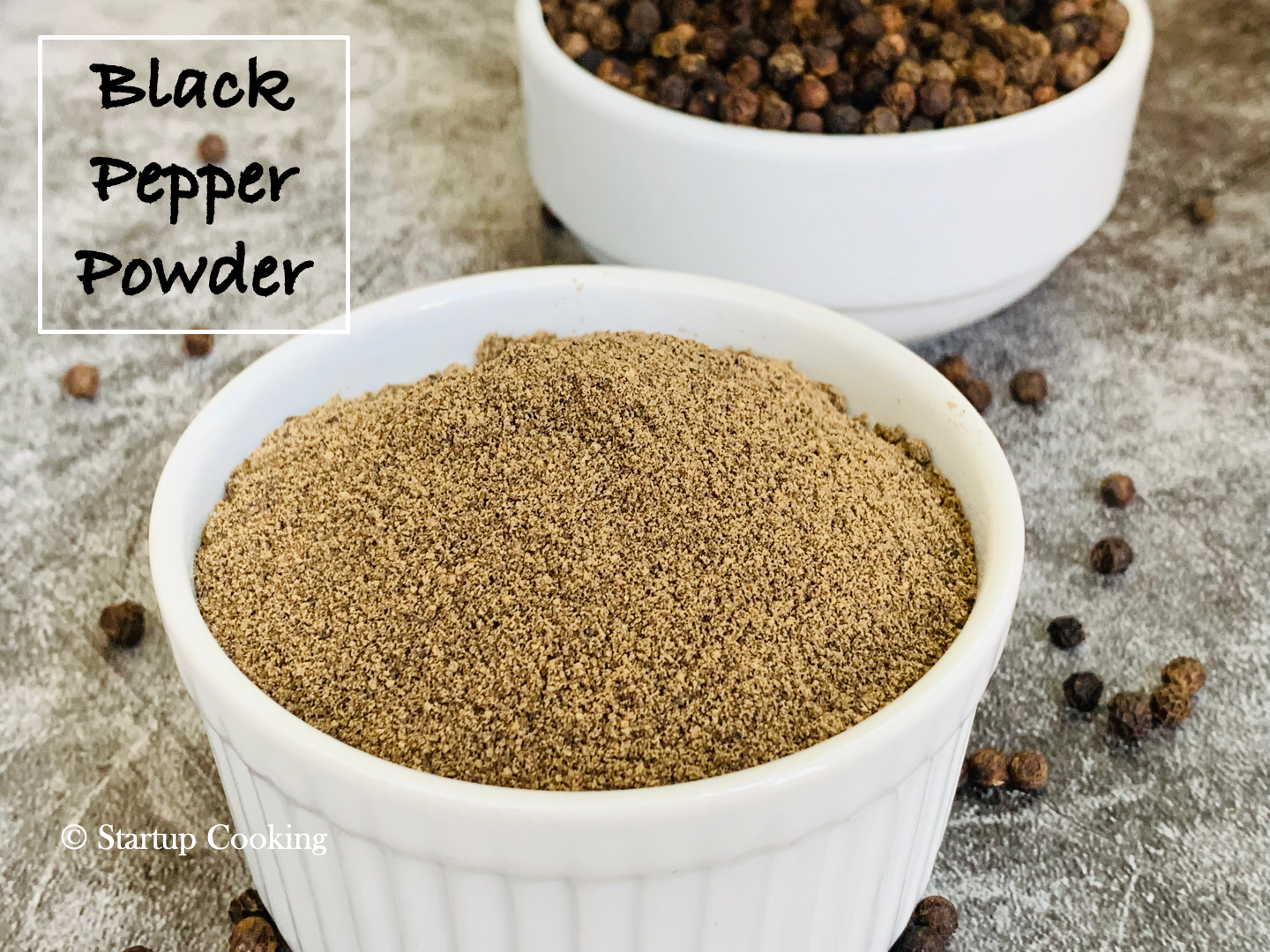 black pepper powder