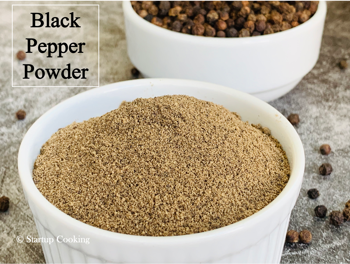 black pepper powder