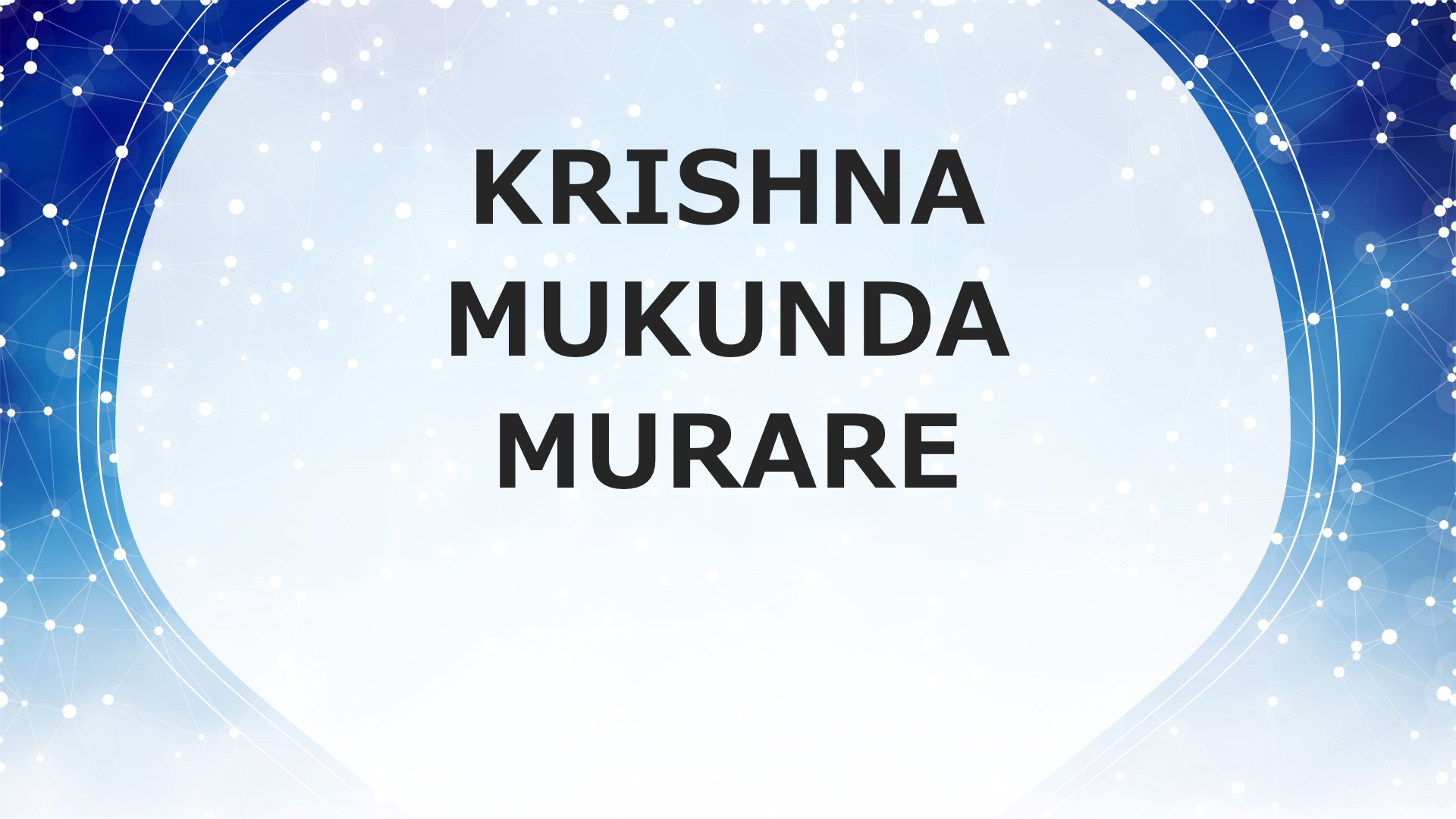 krishna mukunda murare