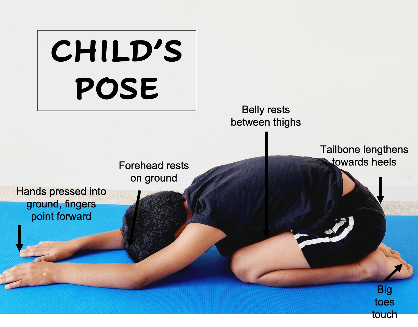 Balasana Child s Pose How To Do Child s Pose In Yoga Startup Cooking