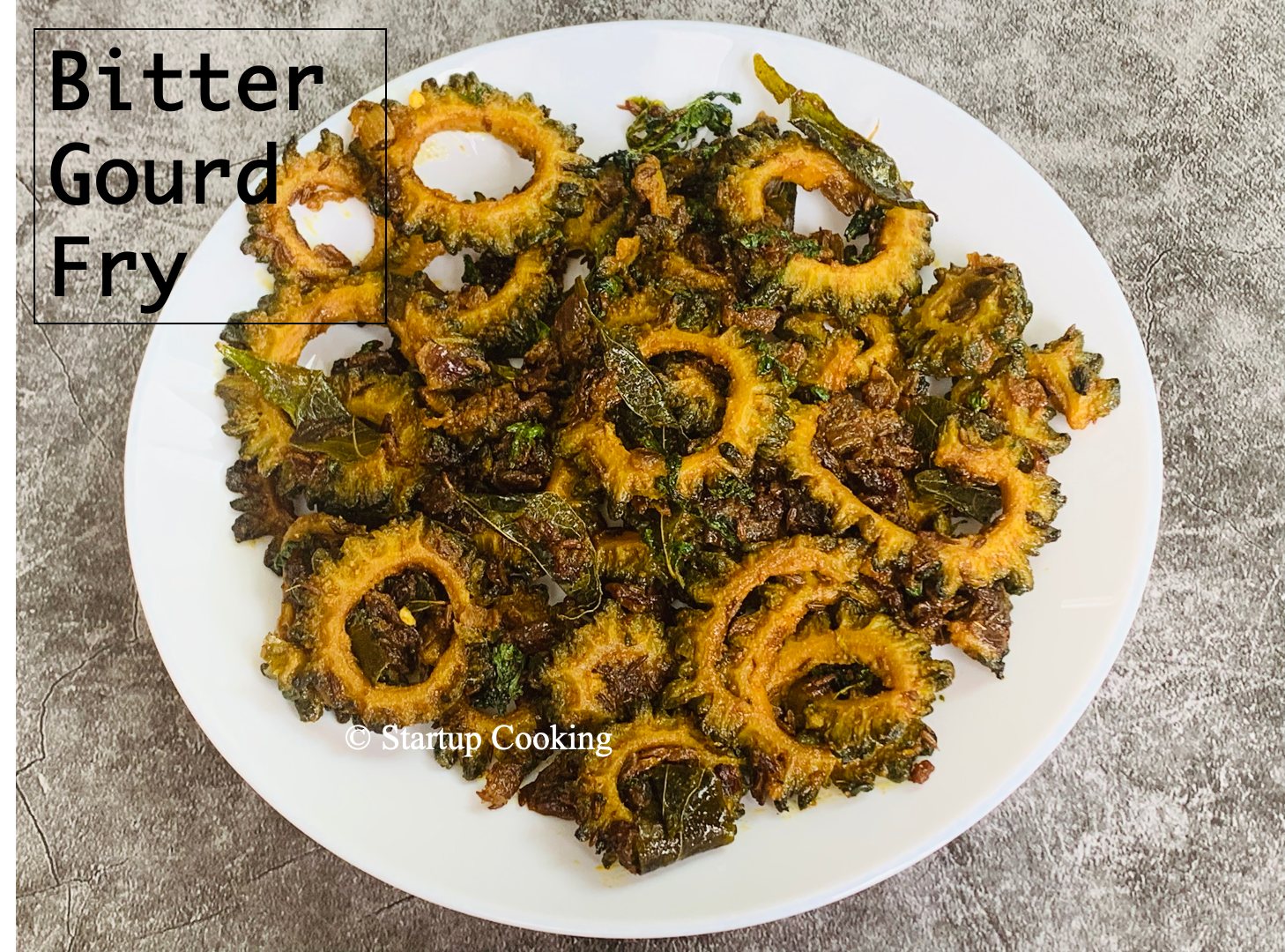 bitter gourd fry