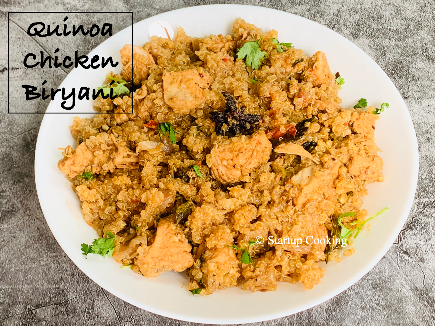 Quinoa Chicken Biryani Recipe Quinoa Biryani Startup Cooking 1