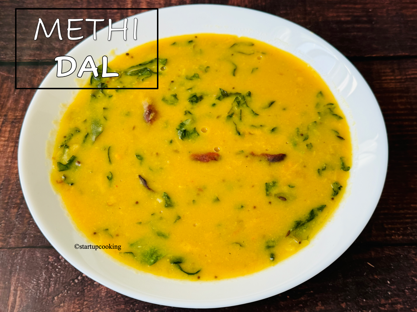Methi Dal Recipe Startup Cooking 1