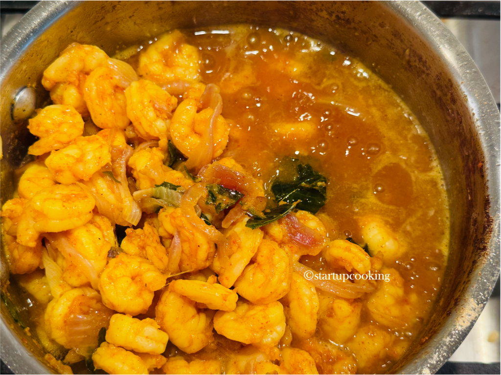 prawn thoran, chemmeen thoran