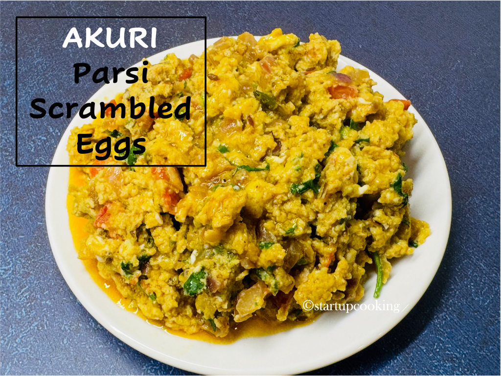 akuri, persian scrambled eggs,