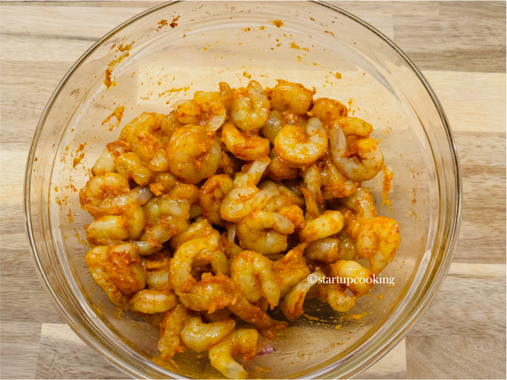 prawn thoran, chemmeen thoran
