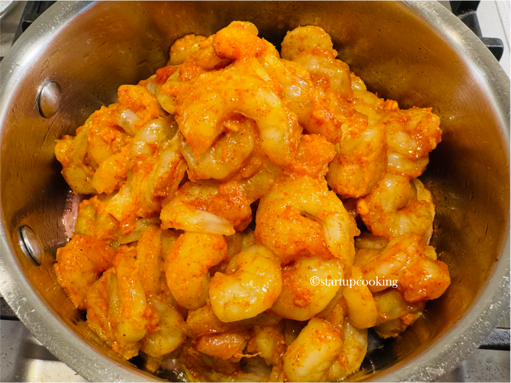 prawn thoran, chemmeen thoran