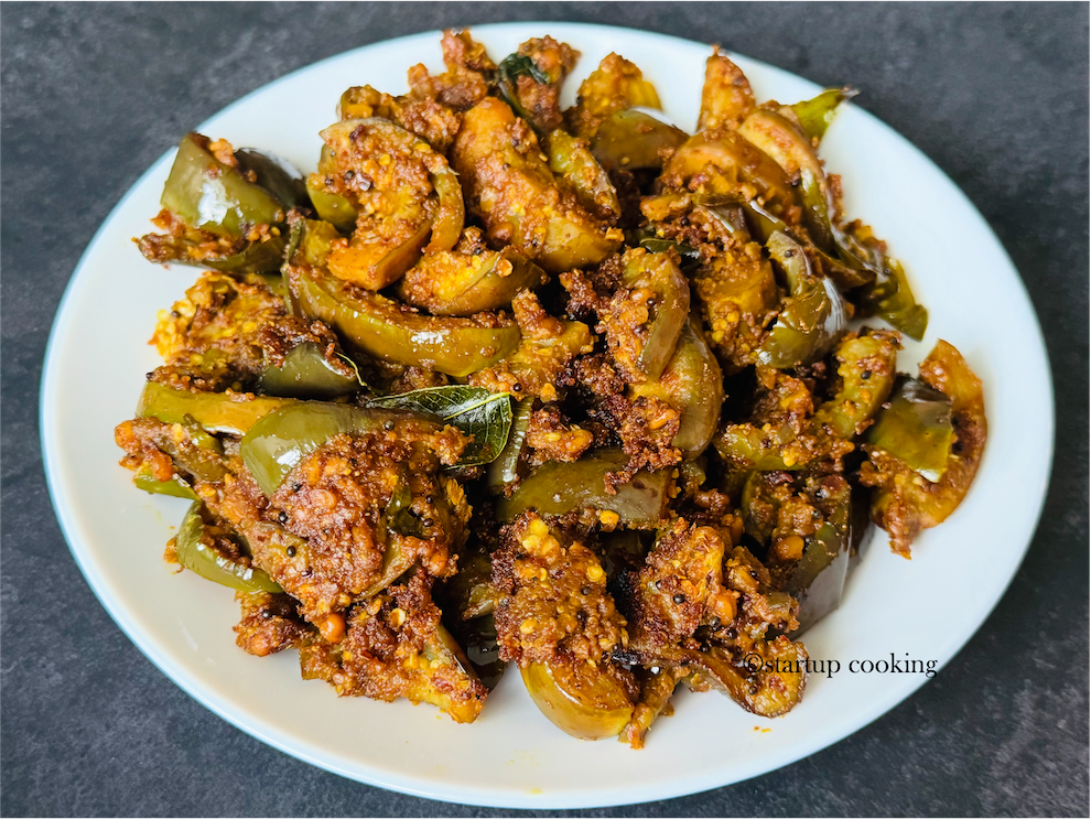 brinjal podi curry