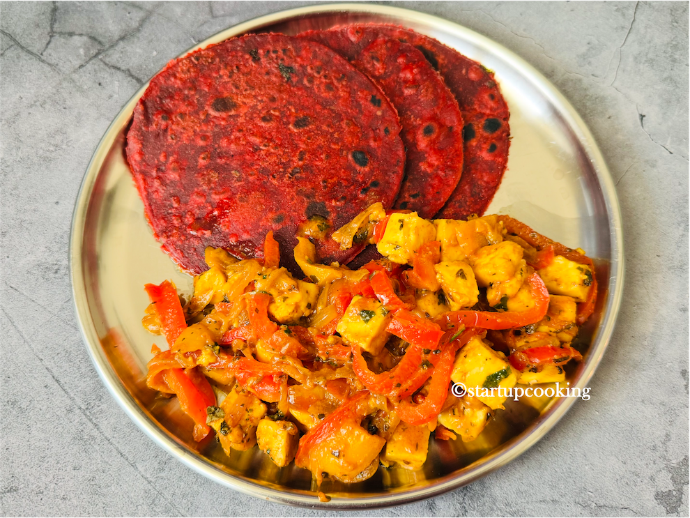 beetroot paratha