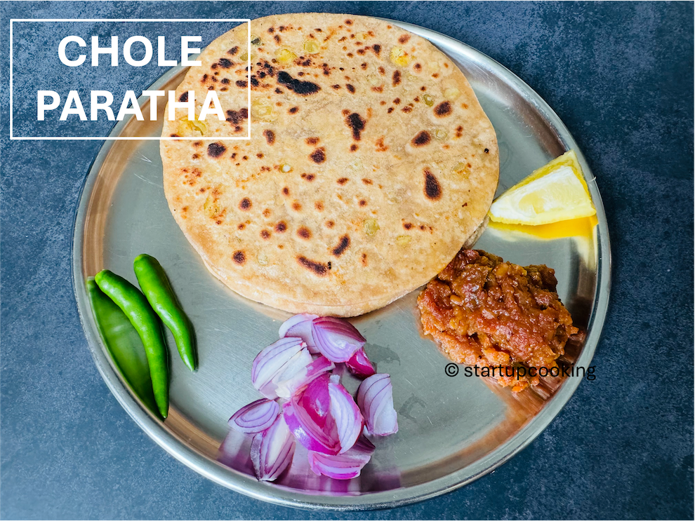 chickpea paratha