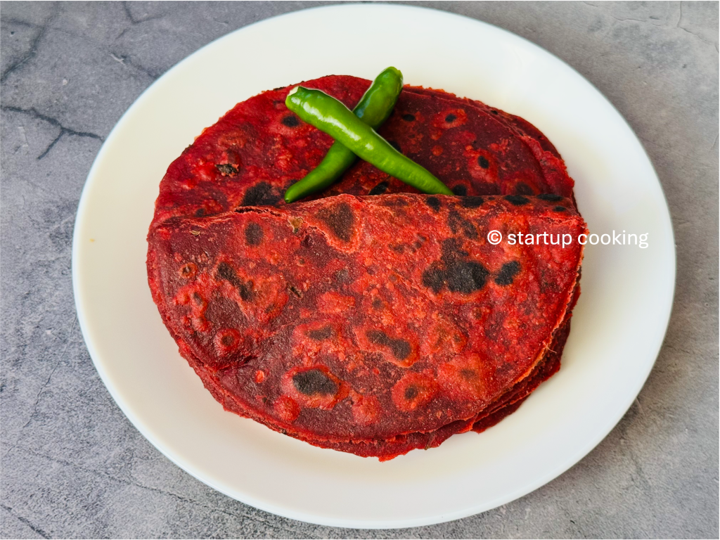 beetroot paratha