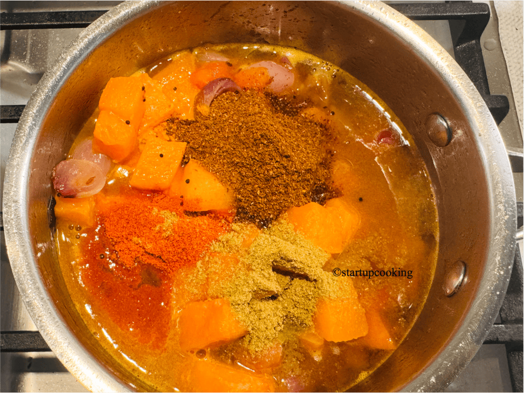pumpkin sambar