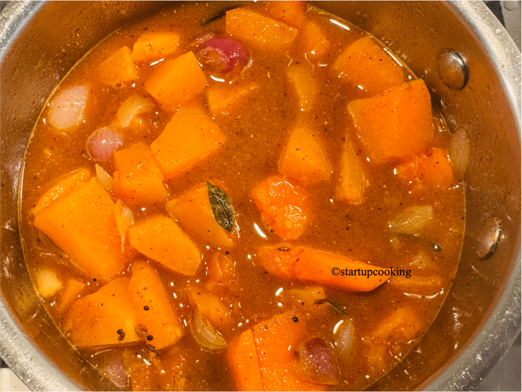 pumpkin sambar