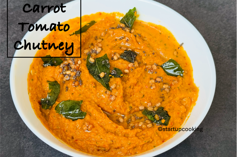Carrot Tomato Chutney | How to Make Carrot Tomato Chutney