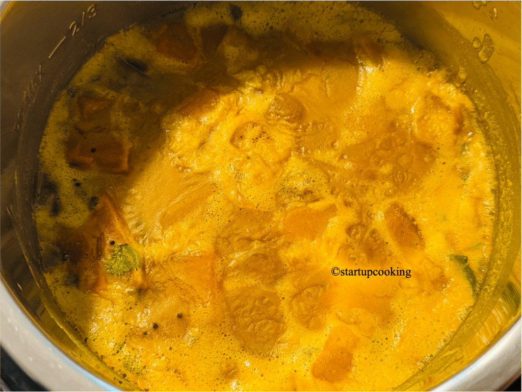 pumpkin sambar