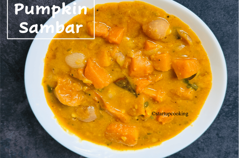Pumpkin Sambar Recipe | How to Make Pumpkin Sambar