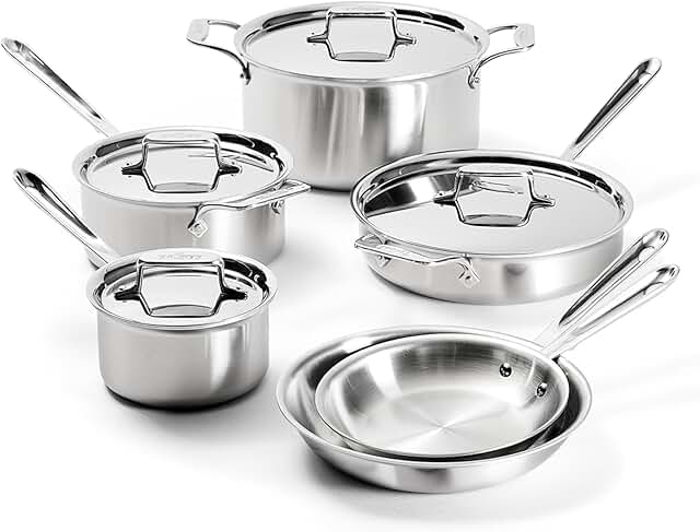 stainless steel pots and pans from amazon