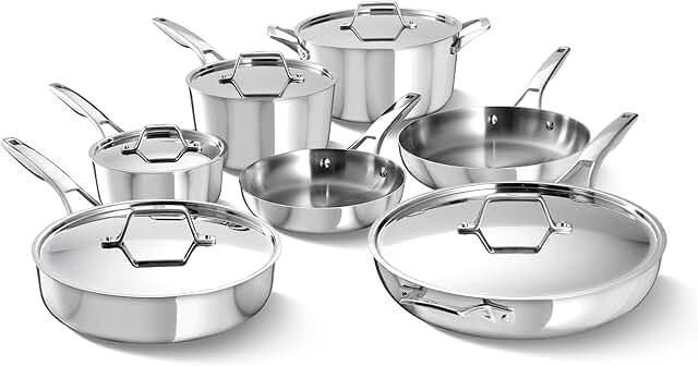 stainless steel pots and pans from amazon