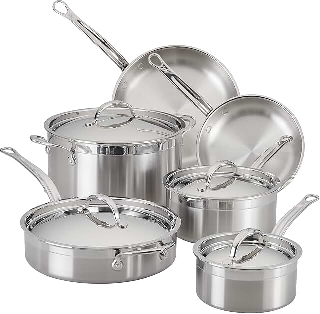 stainless steel pots and pans from amazon