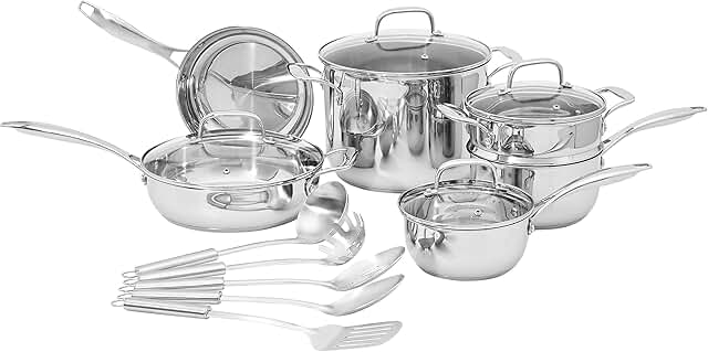 stainless steel pots and pans from amazon