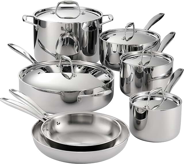 stainless steel pots and pans from amazon