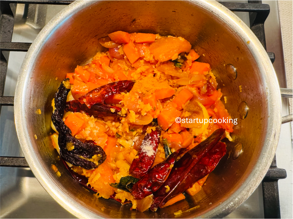 carrot tomato chutney