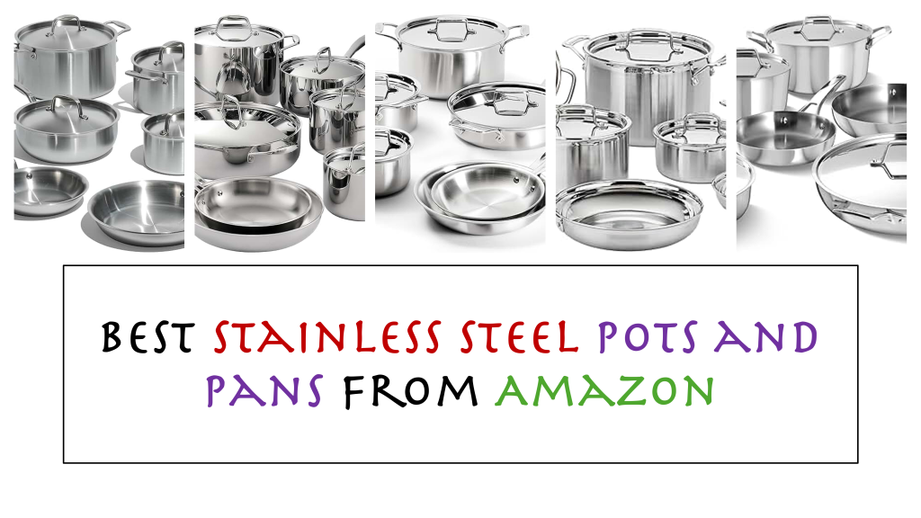 stainless steel pots and pans from amazon
