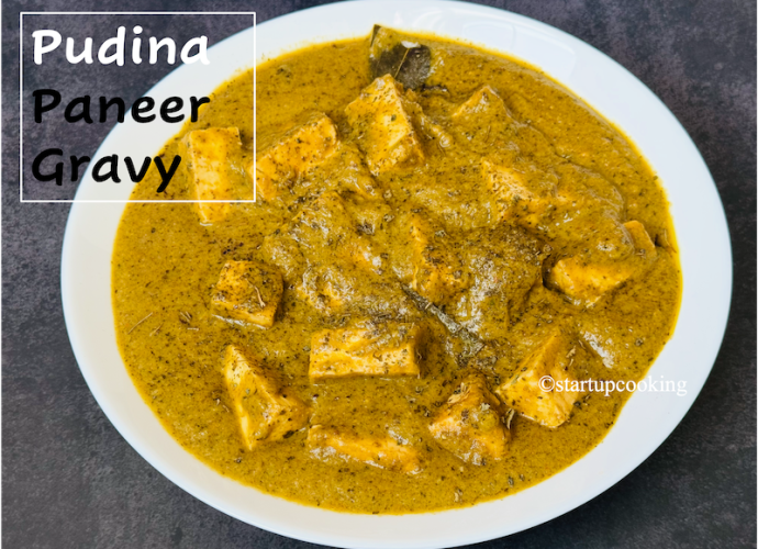 Pudina Paneer Gravy