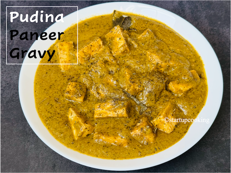 Pudina Paneer Gravy