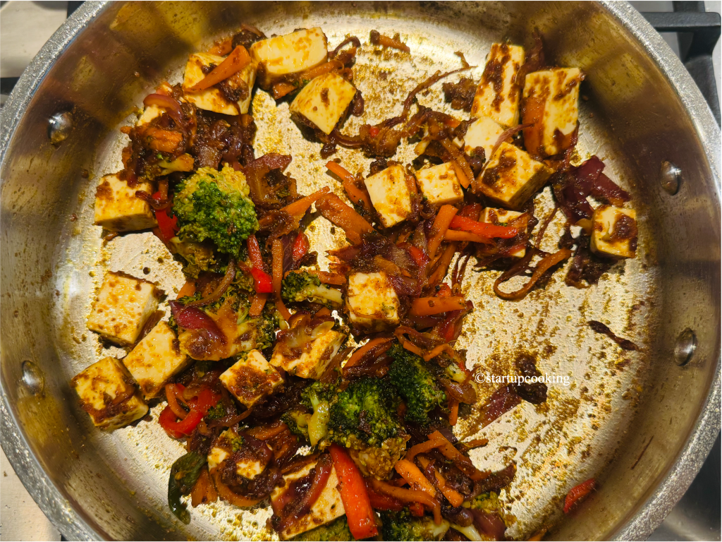 Paneer hakka millet noodles