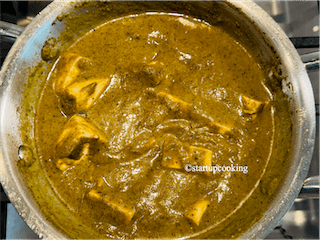 Pudina Paneer Gravy