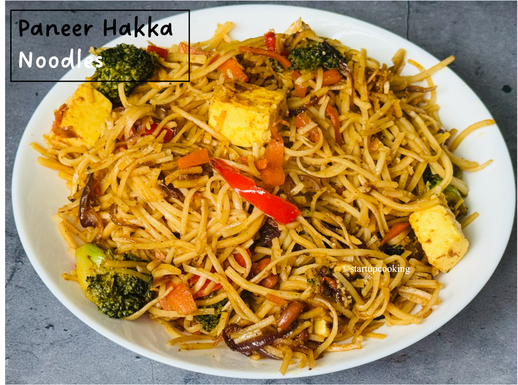 Paneer hakka millet noodles