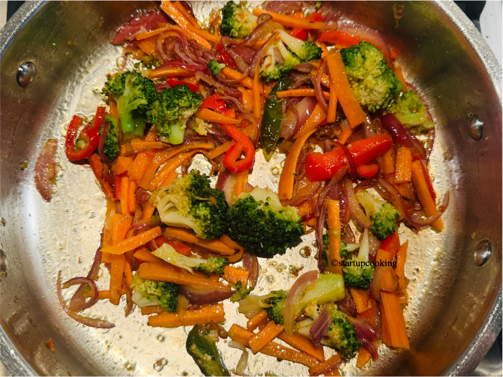 Paneer hakka millet noodles