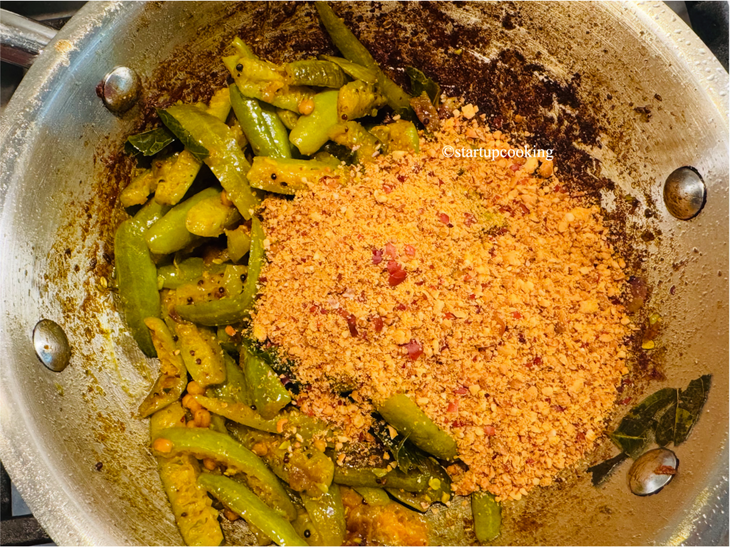 Dondakaya vepudu peanut fry
